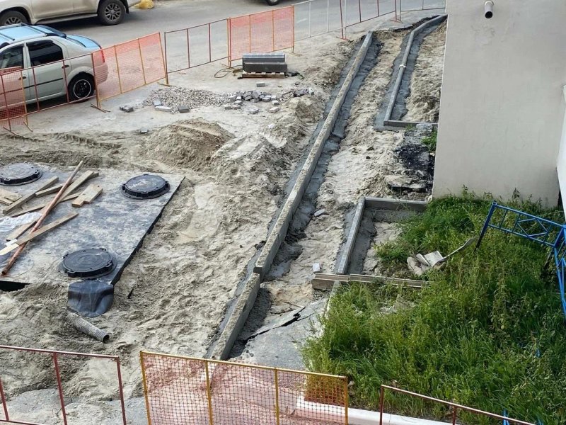 Заливка основания под бордюры в Нижнем Новгороде